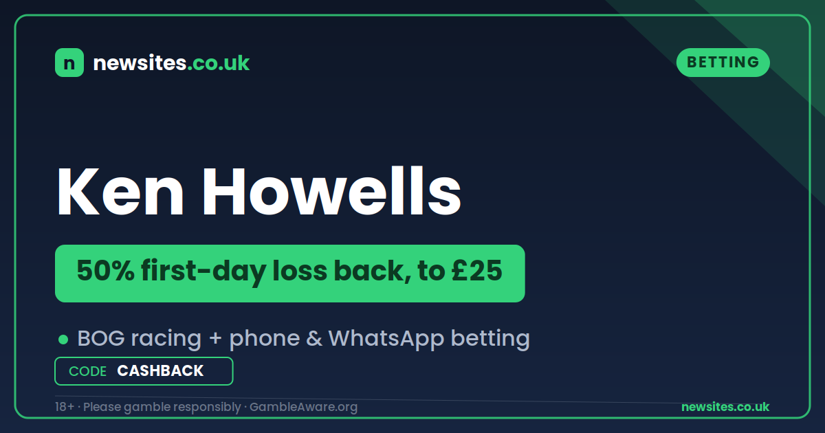 Ken Howells new betting site — Best Odds Guaranteed horse racing bookmaker
