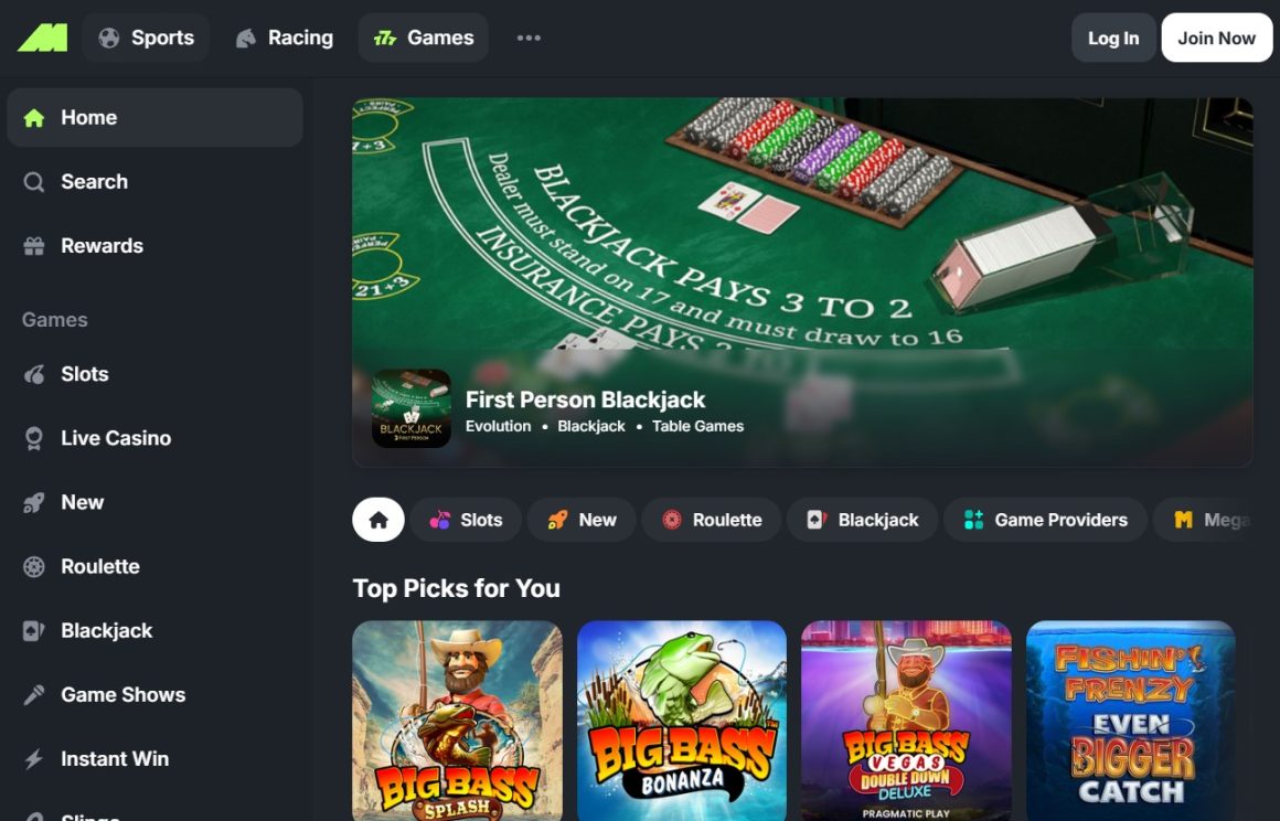 Midnite casino - New UK site