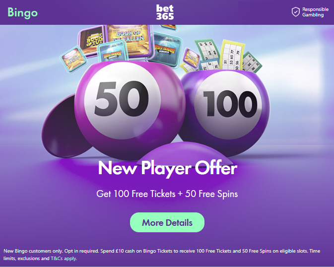bingo sites UK - bet365 bingo