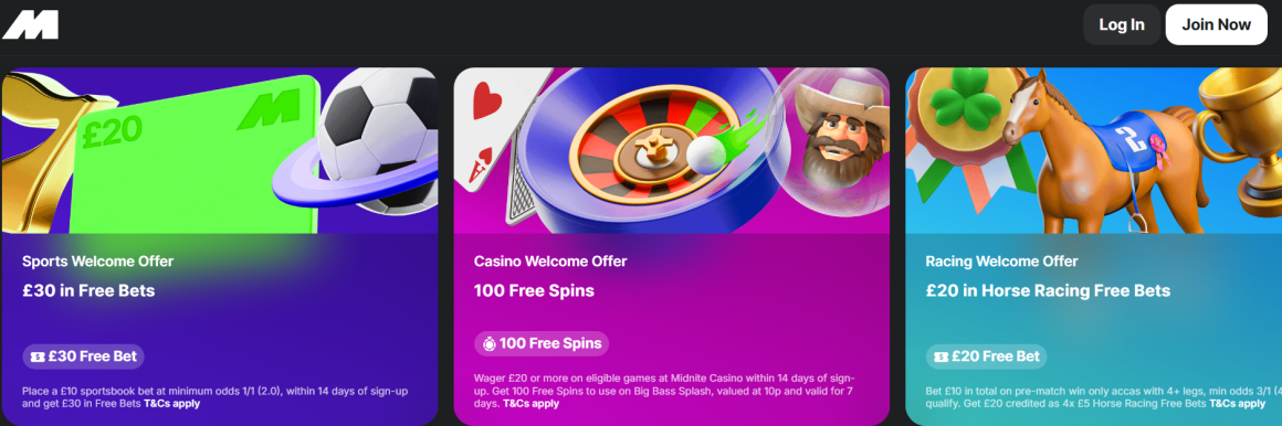 new Midnite Welcome bonuses 2026