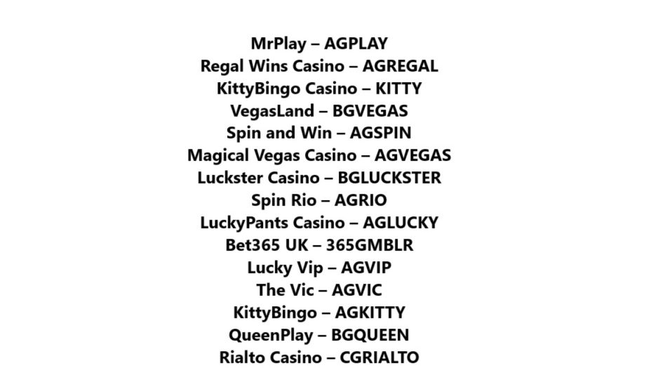 online casino bonus 2026 and promo codes UK
