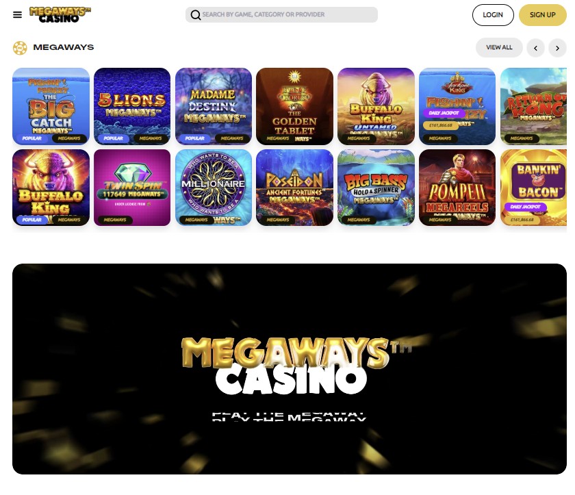 Megaways Casino Slots and Games