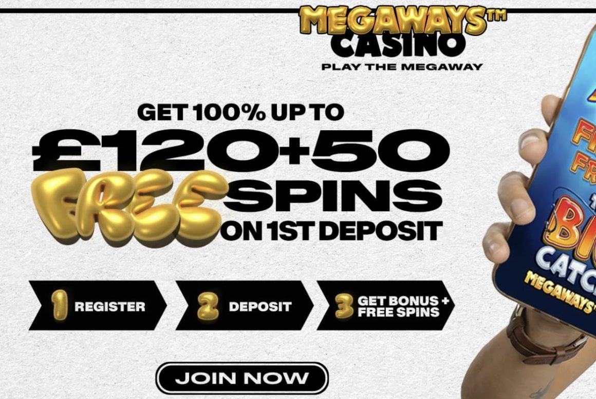 Megaways Casino Bonus Code: up to £120 + 50 Free Spins